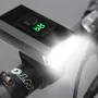 YUNMAI Z-03C 500Lm Bike Lights Aluminum Alloy 1000mAh Battery LED Display Waterproof Type-C Charging Bicycle Front Light for Night Ride Experience