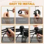 WEST BIKING 85 dB Mini Bicycle Bell Ring Fits 22.2-31.8mm Handlebars Clear Ringtone Aluminum Alloy Invisible Bell for MTB Cycling Safety