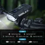 Astrolux® BL02 BL04 LED 1200Lm 5Modes Dual Distance Beam Bike Light USB Rechargeable Support Wire Remote Switch Flashlight 5000mAh Power Bank Waterproof Front Light for Electric Bike Scooter