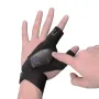 ZANLURE 1PCS/1Pair USB Charging Night Fishing Gloves for Outdoor Cycling Running Sports Flashlight Half Finger Gloves