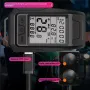BIKIGHT 3 in 1 GPS Wireless Bicycle Computer 120dB Cycling Horn 900LM Bike Headlight Type-C Charging Speedometer Horn Light for MTB Night Riding Safety