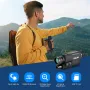 ESSLNB ES1108 Night Vision Monocular, 6x18 Night Vision Infrared Monocular with 32G TF Card Portable Digital Night Vision Scopes for Day & Night Camping, Surveillance, 1080P Full HD Photo & Video