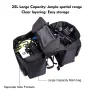 WEST BIKING 25L Bicycle Pannier Bag Waterproof Bike Rear Seat Bag Large Capacity Tail Seat Luggage Carrier Cycling Bags for MTB
