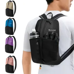 WEST BIKING 3L Reflective Warning Cycling Backpack Comfort Fit Lightweight Breathable Portable Waterproof MTB Road Bike Bag for Outdoor Sports Travel