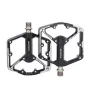 MEROCA DU 3 Bearing Bicycle Pedal Aluminum Alloy Anti-slip Widened Lightweight Labor-saving Bike Pedal for MTB Road Cycling
