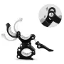 360° Adjustable Bike Light Handlebar 2 Stable Contraction Mechanical Fast Locking 0.2kg Lightweight Bicycle Holder for Headlight Pump