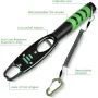 ZANLURE 18 KG Aluminum Alloy Scale Fishing Pliers Grip Comfortable Non-slip Rubber Handle Fish Lip Controller Gripper Pincer Clamp Tools with Lost Rope