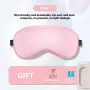 KALOAD Double Sided Simulated Silk Sleeping Eye Mask Adjustable Elastic Band Blackout Travel Sleep Eyeshade Nap Cover