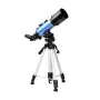 [US Direct] AOMEKIE AO2002 400/70mm Refractor Adult Astronomical Telescope with Phone Adapter Adjustable Tripod and Finder for Beginners and Amateurs to Observe the Moon AO2002
