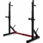 [US Direct] Dipping Station 43.5~67.5inch High 13 Levels Adjustable Weight Lifting Bench Barbell Stand Fitness Gym Home 550 Pound Loading