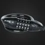 Bicycle Lock 5 Digit Code 1200mm*12mm Anti-theft Lock Bike Security Accessory Steel Cable Cycling Bicycle Lock