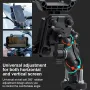 XANES 360° Rotation Adjustment 4.7''-7.0'' Shockproof Bicycle Phone Holder for Motorcycle Bike Handlebar Rearview Mirror Mount