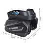 DTUCYCLE Bicycle Front Frame Separable Organizer Bag Waterproof Touch Screen Cycling Bag Triple Hoop Loop Fastening Bike Tube Bag for MTB Road