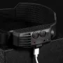 XMUND Multi-function Wave Induction COB LED Headlight Outdoor Riding Light USB Charging Night Running Light Strong Light Headlamp W689-3