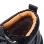 Men's High Top Boots Winter PU Leather Ankle Boots Fur Lined Warm Slip Resistant Waterproof Casual Shoes Outdoor Mountaineering Hiking Shoes