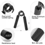 250LB Hand Grip Strengthener Metal Gripper Aluminum Handle Professional Strength Handgrip Finger Training for Gym Sport