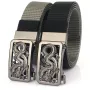 ENNIU 125cm Metal Buckle Tactical Belt Nylon Army Military Outdoor Casual Belt for Men Women