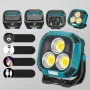 300W COB Camping Light Mutilfunction USB Charging Portable Super Bright Flood Light Emergency Strong Lamp