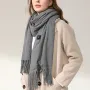 TENGOO Electric Heated Scarf Neck USB Charging Heating Pad 3 Temperature Adjustable Heating Neck Wrap Washable 3s Fast Heating for Men Women