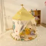 IPRee Indian Portable Play Kids Tent Indian Tent Yurt Children Indoor Outdoor Ocean Ball Pool Game Tent Castle Room House Toy