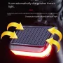 Bikight Solar Bike Taillight 600mAh Battery 6 Light Modes Type-C Solar Charging Waterproof Bicycle Rear Light for MTB Bike Motorcycle Electric Vehicle