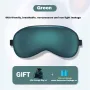 KALOAD Double Sided Simulated Silk Sleeping Eye Mask Adjustable Elastic Band Blackout Travel Sleep Eyeshade Nap Cover