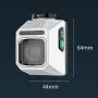 BIKIGHT Portable Hanging Bicycle Headlight Adjustable High Low Beam Anti-glare Waterproof Type-C Charging Bike Front Light for Outdoor Night Riding Safety