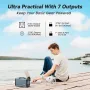 [USA Direct] Flashfish G300 300W Solar Generator 222Wh Portable Power Station 60000mAh Rechargeable Battery for Outdoor Camping Home