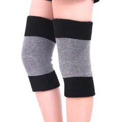 AOLIKES 1 Pair Cotton Non-slip Soft Absorbent Knee Pad Support Brace for Men Women Outdoor Sports Running Dancing Gym Yoga Fitness