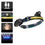Bikight W678 Smart Sensor Headlight XPG+COB 6 Modes Type-C Charging 2000mAh Battery Flashlight Head Torch