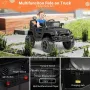 Funtok RO1 12V 4.5A Battery Powered Electric Ride on Truck Dual 25W Motors 4 km/h Speed 2.4G Remote Control LED Lights Music Fun Ride