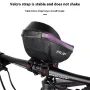 ESLNF Sensitive Touchscreen 8'' Phone Holder Bike Bag Upgraded Sun Visor Hard Shell Waterproof Handlebar Bag Lightweight Large Capacity Cycling Bag