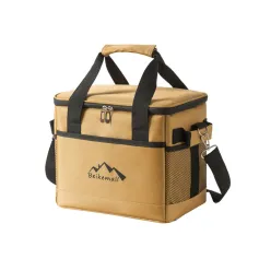 IPRee Outdoor Camping Large Capacity Picnic Aluminum Foil Insulated Box Handheld Cooler Fresh Box Crossbody Portable Picnic Lunch Bag