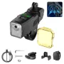 BIKIGHT B4 120dB Tweeter Anti-Fog Bicycle Headlight Smart Light Sensing Digital Display Wireless Remote Control Bike Light for Night Cycling