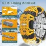 Tire Chain 1pcs Fat Tire Electric Bike Car Snow Chain Thickened Beef Tendon Wheel Chain Car Tire -Skid Chains Belt Safe and Secur Non-Slip Wheel Snow Chain Usefulness