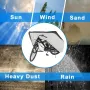 XANES 210D Oxford Cloth Waterproof Bicycle Cover Sun-proof Dust-proof Electric Vehicle Motorcycle Cover for Outdoor Storage