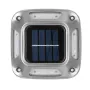 4Pcs 8*LEDs Solar Ground Light Waterproof Solar Light Warm Light Solar Garden Lamp Outdoor Courtyards Driveway Marker Light