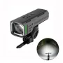 BIKIGHT Digital Display Bike Headlight Near and Far Light Anti-glear Design Type-C Rechargeable Waterproof Cycling for MTB Bike Road Bike