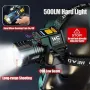 Rechargeable Geste Sensor Zoomable LED Headlamp Outdoor Hand-free Strong Headlight 5 Modes Multiduty LED Head Flashlight for Camping Fishing Lantern Light