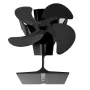IPRee Heat Power Stove Top Fan For Wood Burner Log Burning Fire 4 Blades Fireplace Stoves Parts Heating Cooling Vents Home Improvement-DY014L