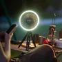 Luz de camping NITECORE NEF10, batería externa de 10000 mAh, recargable, miniventilador de escritorio, luz exterior USB con trípode