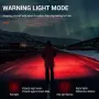 BORUiT G7 LED Motion Sensor Mini Headlamp Type-C Rechargeable Headlight Red Warning Light Head Torch Waterproof Camping Lantern