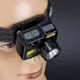 Outdoor Super Bright Multi-function Fishing Intelligent Sensing Headlamp Rechargeable Long Battery Life Work Light Inspection Light