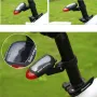 BIKEONO Tail Light Bike Light Cycling Safety Solar Tail Light Rechargeable USB Led Bicycle Accessories Warning Light Rear Light