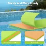 WARMOUNTS Floating Water Pad for Single, 8 x 4 FT Tear-Resistant 3-Layer XPE Foam Floating Mat Recreation Relaxing Lily Pad for Pool Lake River Ocean Boats Outdoor Water Activities