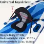 WaveRite Adjustable Padded Detachable Universal Inflatable Paddle Board Seat Canoe Backrest Drifting Base Chair Outdoor Antiskid EVA Kayak Seat Portable Surfboard Accessories