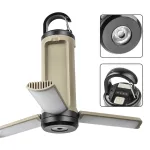 IPRee USB Rechargeable Flashlight Powerful 1200mAh Mini LED Camping Lanterns Warm White Light Haning Outdoor Camping Light