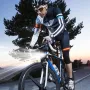 Cansses 2000mAh Battery Bike Headlight 5 Large LED Beads Type-C Charging 6 Light Modes Waterproof Bicycle Front Light for Night Cycling