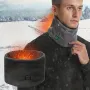 TENGOO Sciarpa riscaldante elettrica a 3 velocità regolabile intelligente invernale ricaricabile tramite USB, protezione dal freddo per collo, sciarpa calda per uomo e donna (batteria non inclusa)