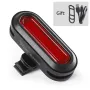 WEST BIKING 60LM 1000m Visibility Bicycle Taillight USB Rechargeable 360° Rotation Adjustment 6 Mode Flash Warning Lamp Waterproof Bike Rear Light for MTB Outdoor Night Cycling Safety